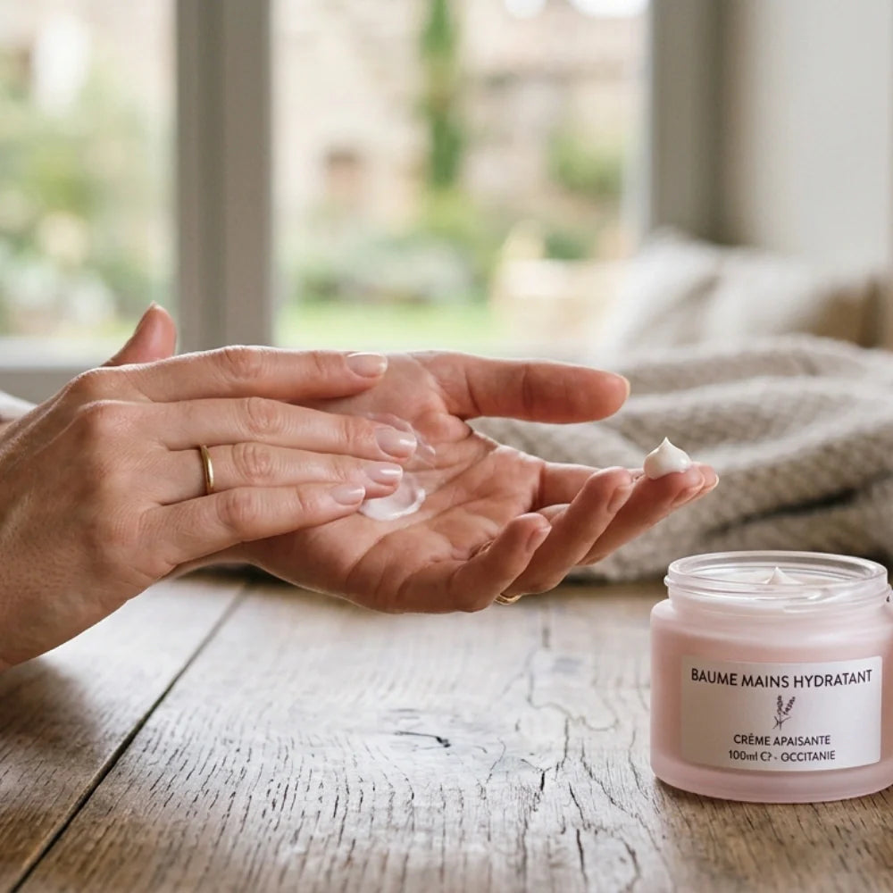 Parfum Hestia représenté par de la crème de soin pour les mains